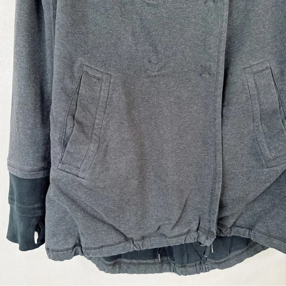 Lululemon Gratitude Wrap Elbow Patch Heathered Gray Jacket - Picture 7 of 12